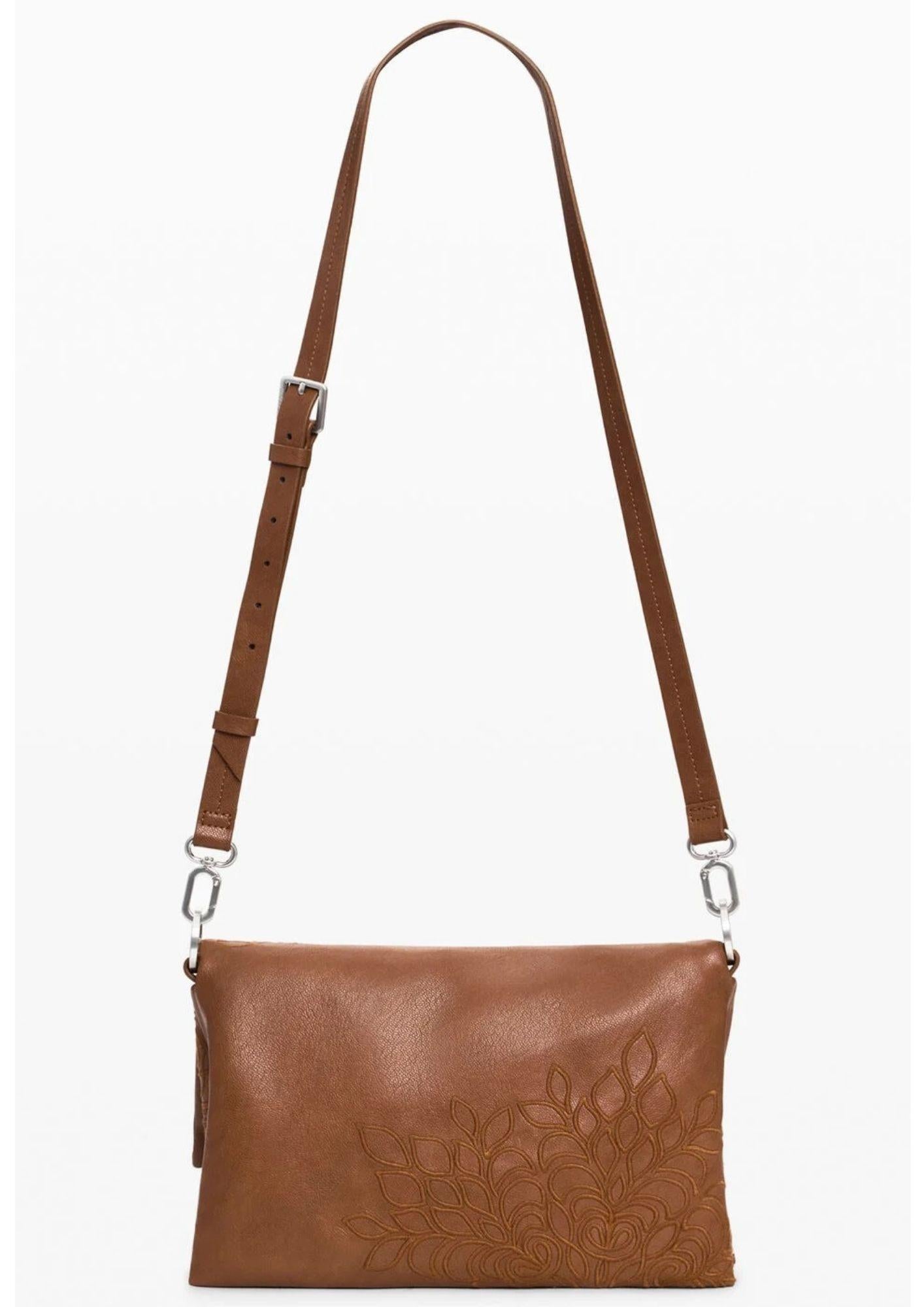 Desigual Borsa Donna Bag Sierra CAmel Murano Marrone 26SAXPB8 6011 DESIGUAL 