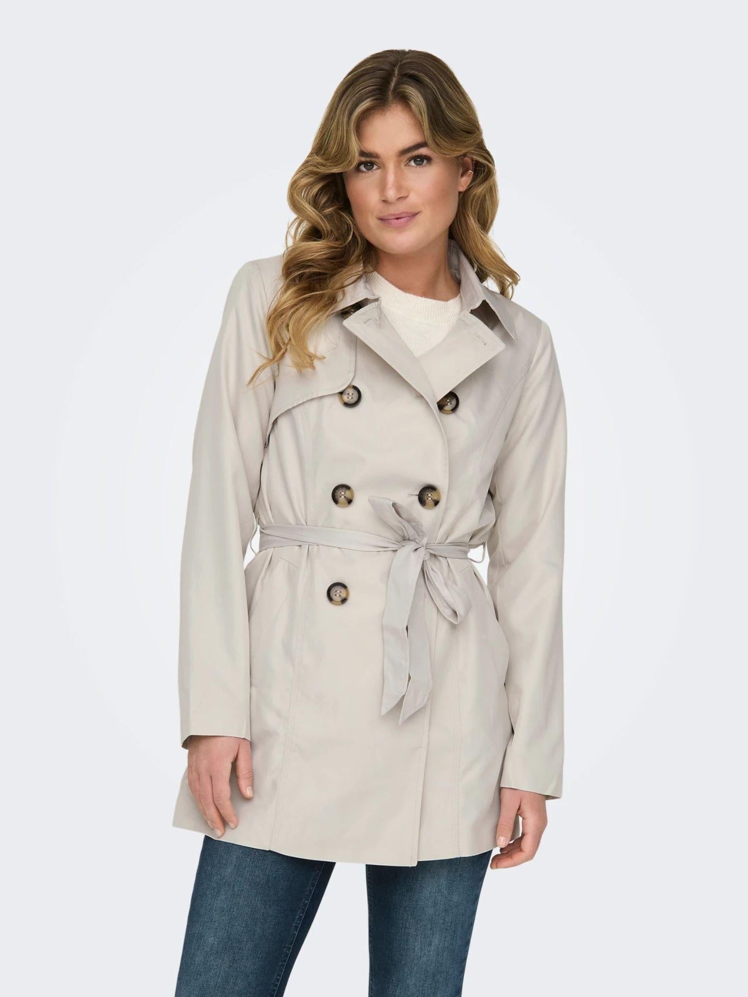 Only Trench Donna Moonbeam Onlvalerie 15191821 Moonbeam ONLY 