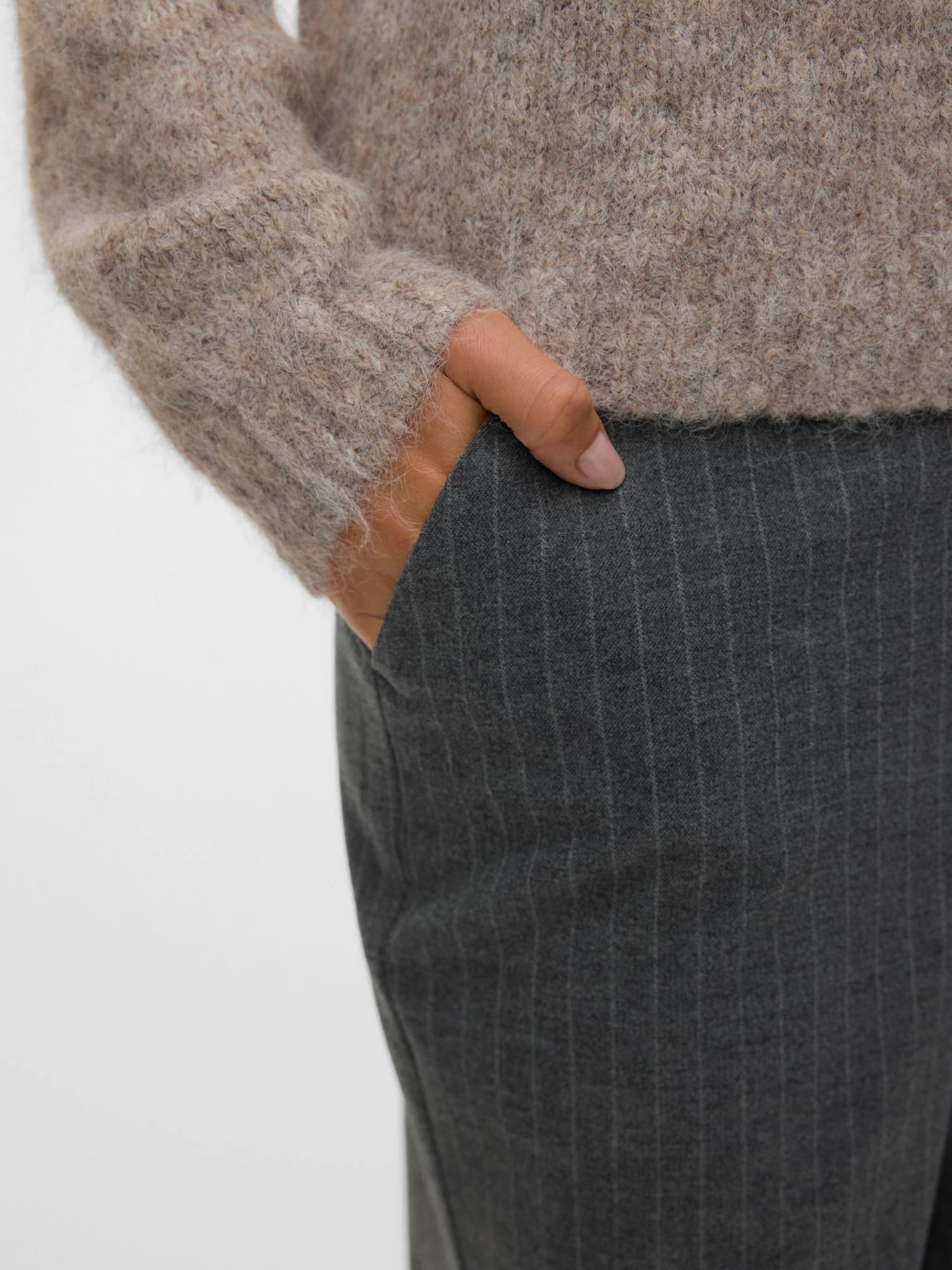 Vero Moda Pantalone Donna Maya Medium Grey Melange 10331930 Medium Grey Melange WHITE VERO MODA 