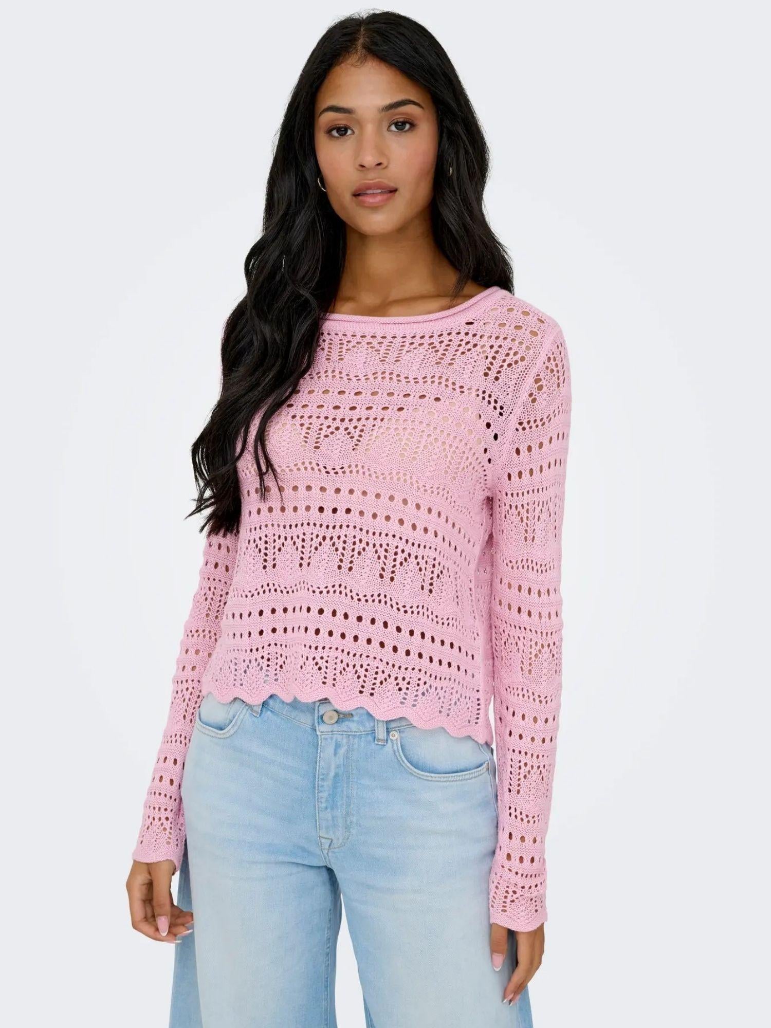 Jacqueline De Yong Maglia Donna Fragrant Lilac Jdysun 15287384 Fragrant Lilac JACQUELINE DE YONG 