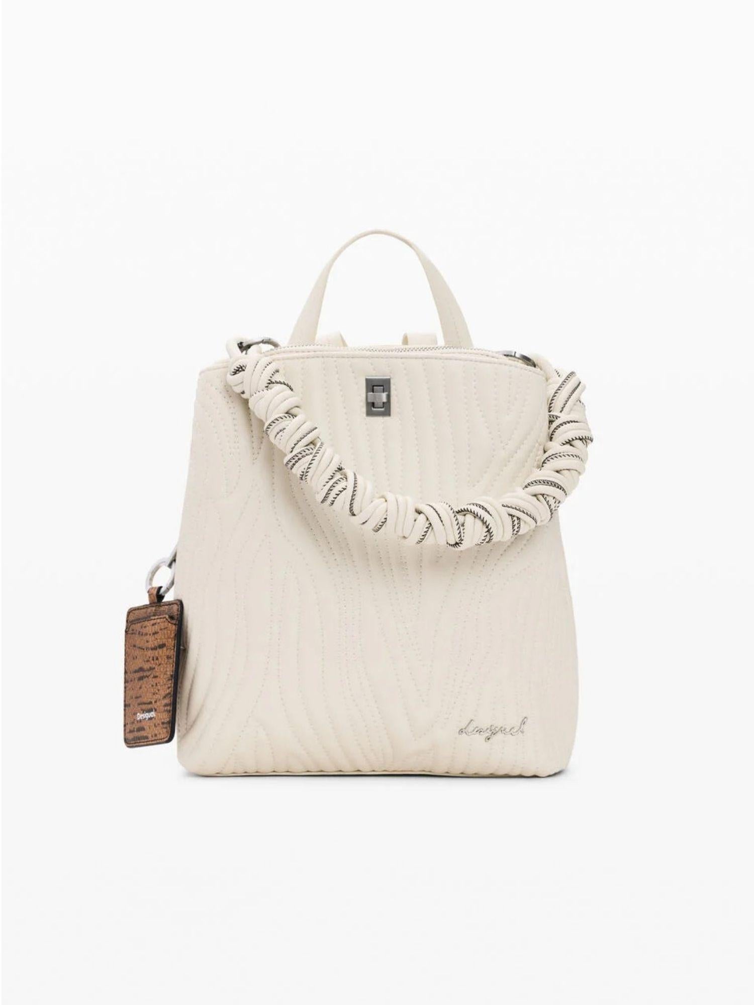 Desigual Zaino Donna Backhelium Mini Ecru Bianco 26SAKP41 1008 DESIGUAL 
