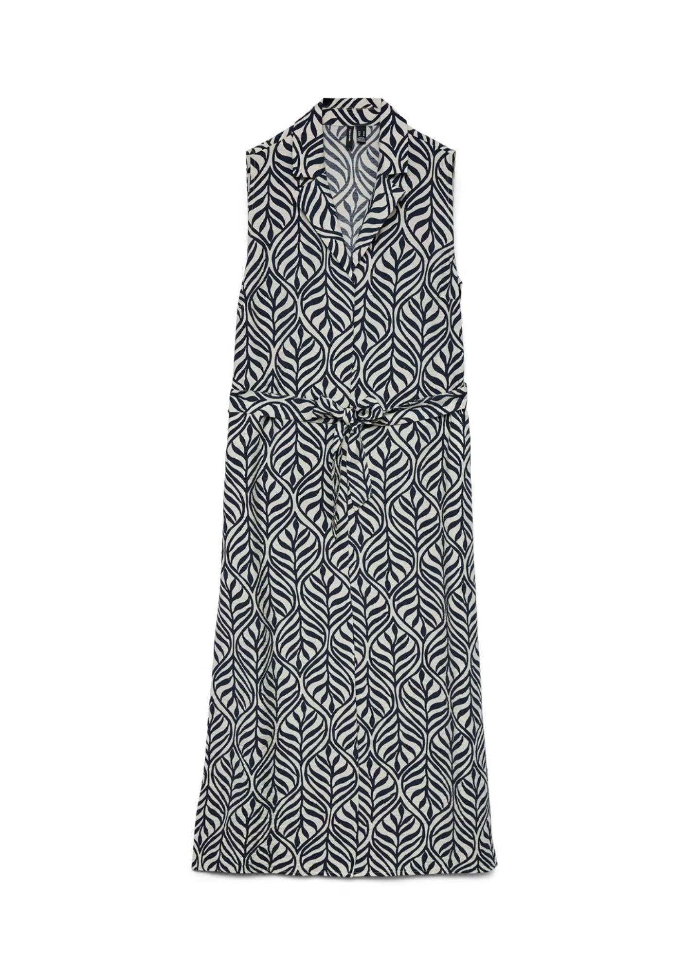 Vero Moda Vestito Donna Josie Bianco e Blu 10341594 Birch Navy blazer bonnie VERO MODA 