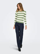 Jacqueline De Yong Maglia Donna Hedge Green Jdyplum 15277223 Hedge Green W EGGNOG JACQUELINE DE YONG 