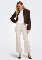 Only Pantalone Donna Stella Grigio Pomice 15364098 Pumice Stone ONLY 