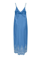 Only Abito Donna Tullum Azzurro 15369128 Blue Bonnet ONLY 