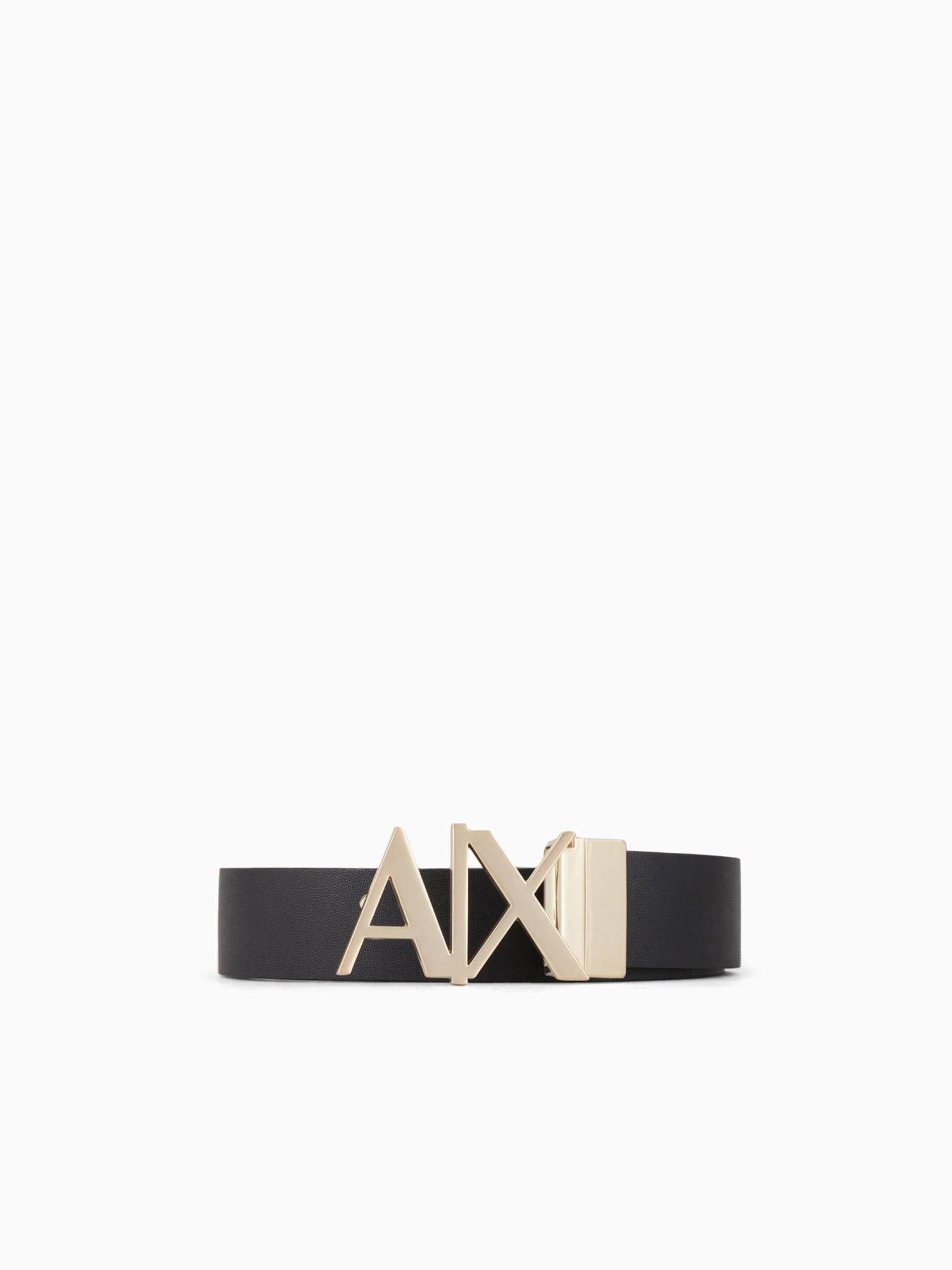 Armani Exchange Cintura in pelle double face Uomo Nero Blu Navy 951017 CC505 71820 ARMANI EXCHANGE 