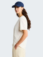 The North Face T-Shirt Donna White Dune Evolution NSE Box Relaxed NF0A8B6W QLI THE NORTH FACE 