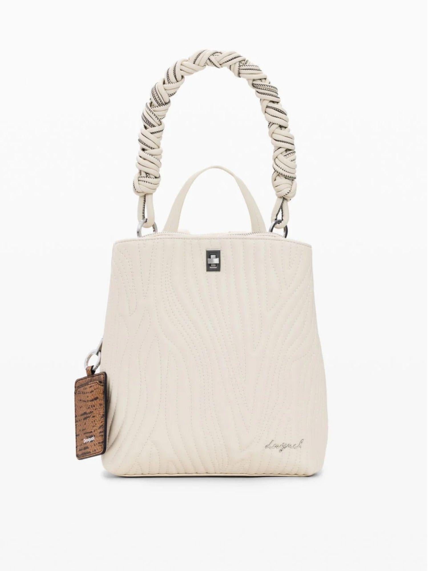 Desigual Zaino Donna Backhelium Mini Ecru Bianco 26SAKP41 1008 DESIGUAL 