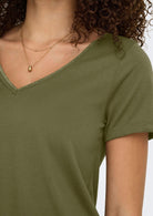 Jacqueline De Yong Top Donna Dalila 15317565 Chive GOLD JACQUELINE DE YONG 