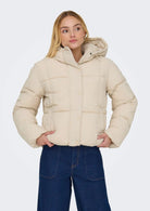 Jacqueline De Yong Giacca Invernale Donna Wonder Crema 15353998 Moonbeam JACQUELINE DE YONG 