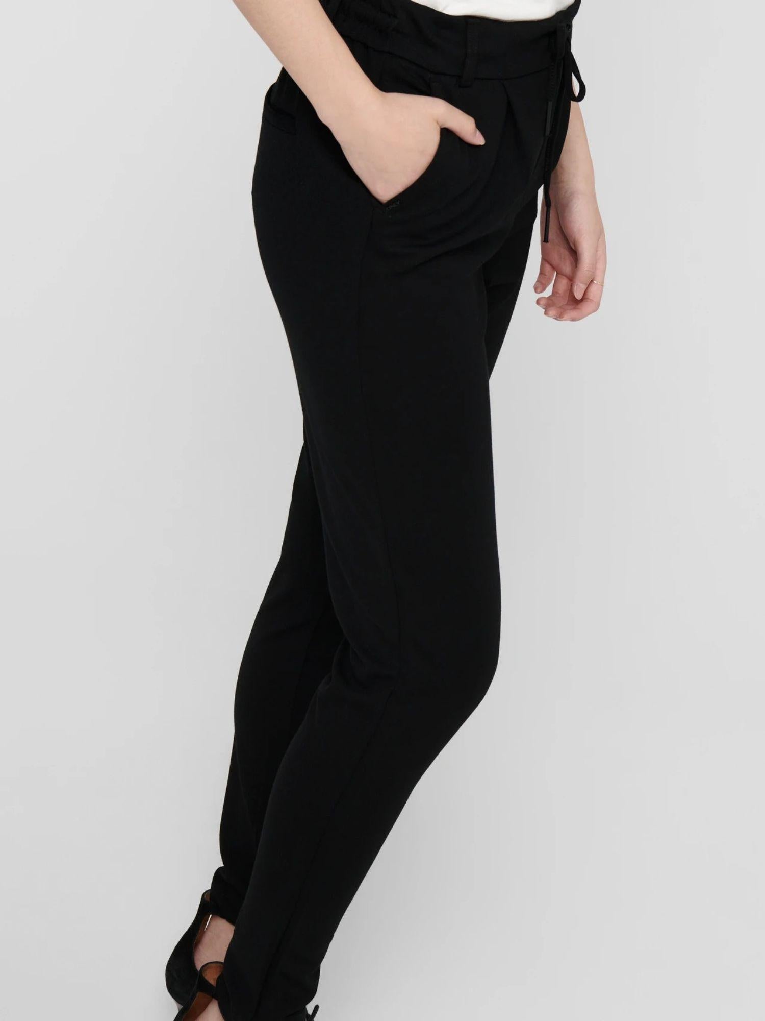 Only Pantaloni Donna Nero Onlpoptrash 15115847 Black ONLY 