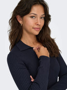 Only Maglia Polo Donna Night Sky Onlkaya 15344841 Night Sky ONLY 