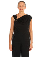 Diana Gallesi Canotta Donna Nera G071R000682N 33 DIANA GALLESI 