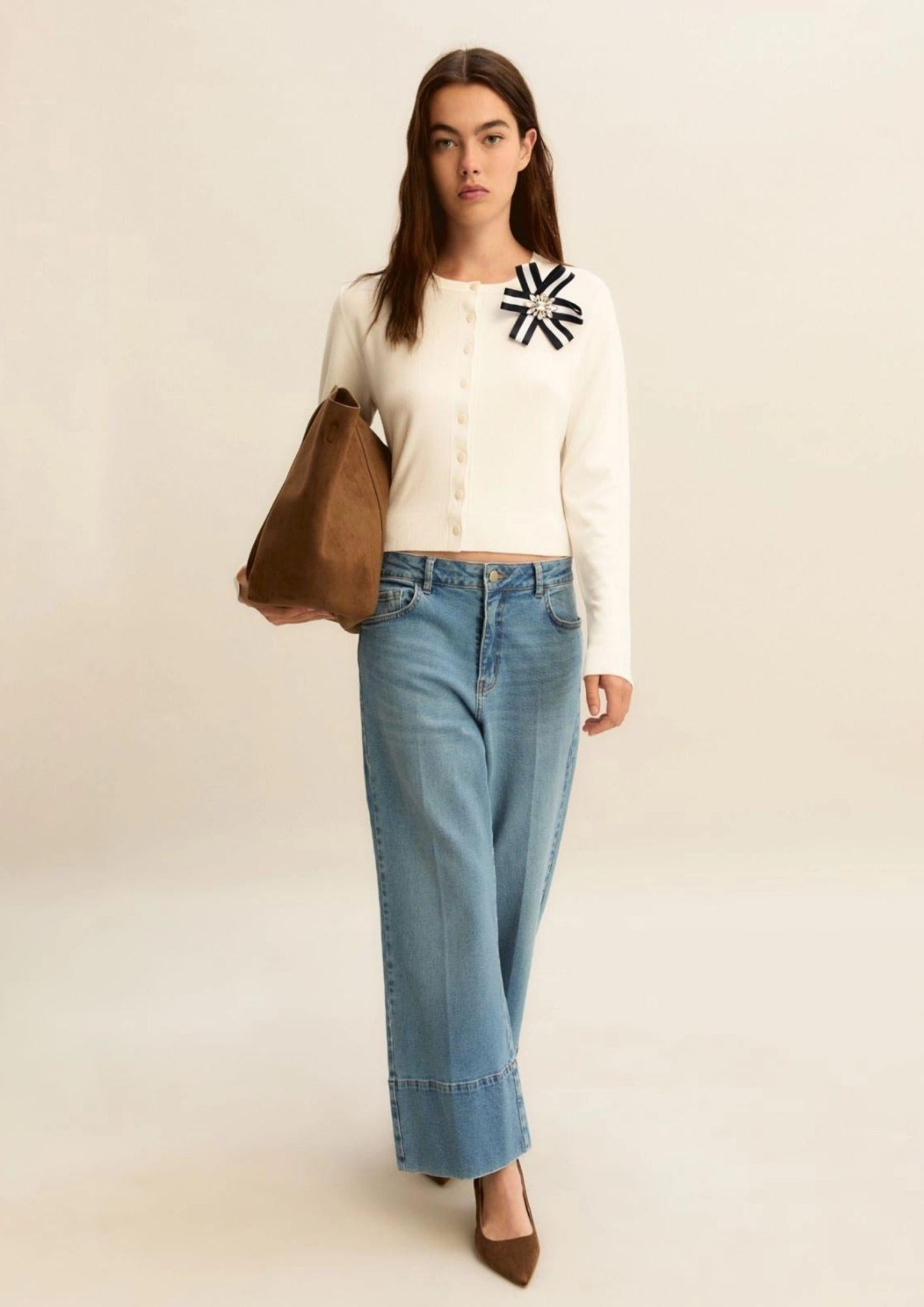 Emme Marella Jeans Donna Emmcropped Blu Chiaro 2615181011200 003 EMME MARELLA 