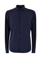 Yes Zee Camicia Uomo Collo Alla Francese Blu Navy C505 OQ00 0710 YES ZEE 