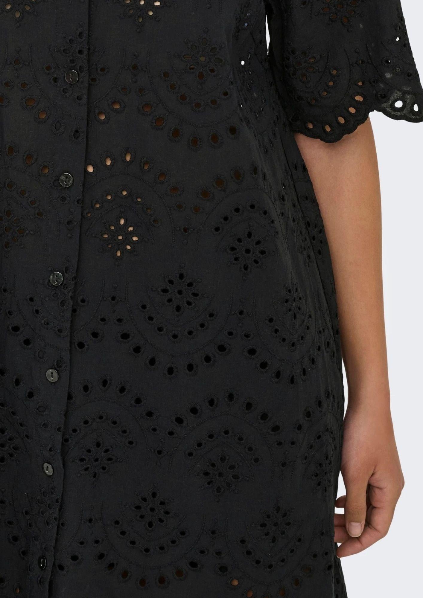 Only Abito Donna Valais Nero 15357653 Black ONLY 