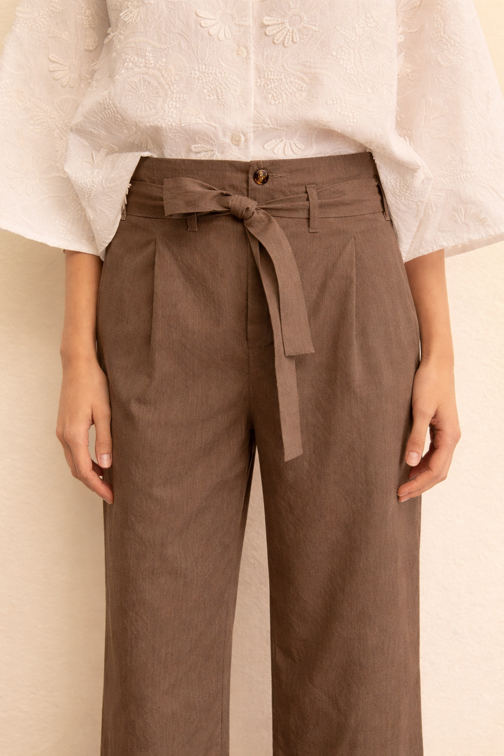 Emme Marella Pantalone Donna Emmboero Tortora 2615131112200 004 EMME MARELLA 