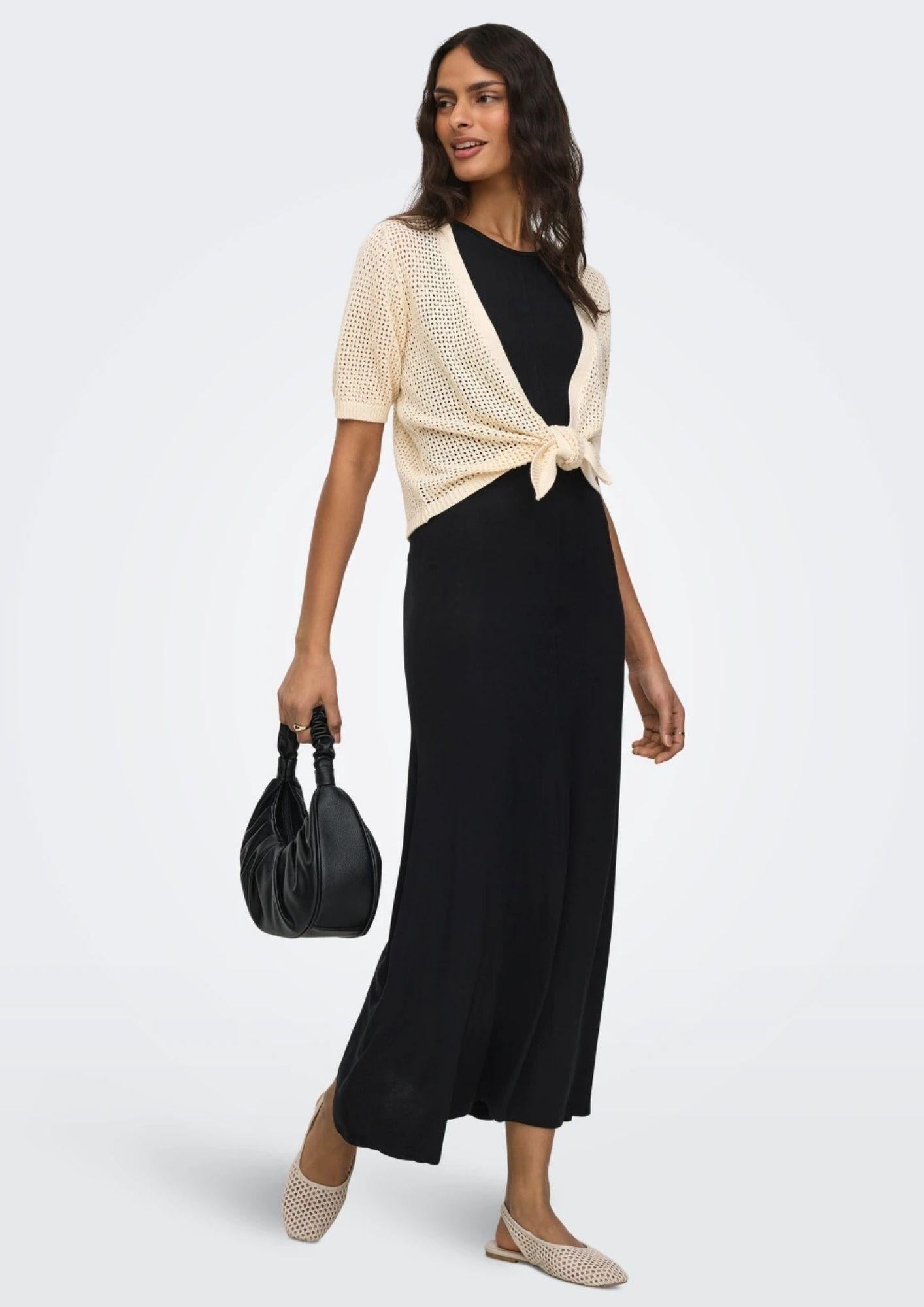 Jacqueline De Yong Cardigan Donna Grigio Betulla<BR/> 15288629 Birch JACQUELINE DE YONG 