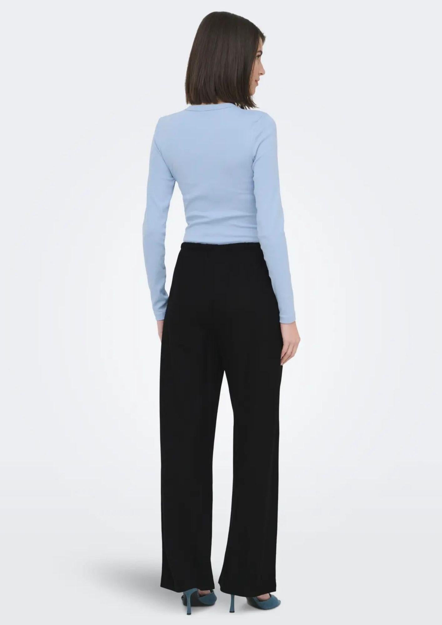 Jacqueline De Yong Pantalone Donna Leslie Nero 15374331 Black JACQUELINE DE YONG 