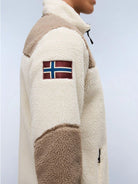 Napapijri Felpa in Pile con Zip Yupik Uomo Multicolour NP0A4GNT MQZ NAPAPIJRI 