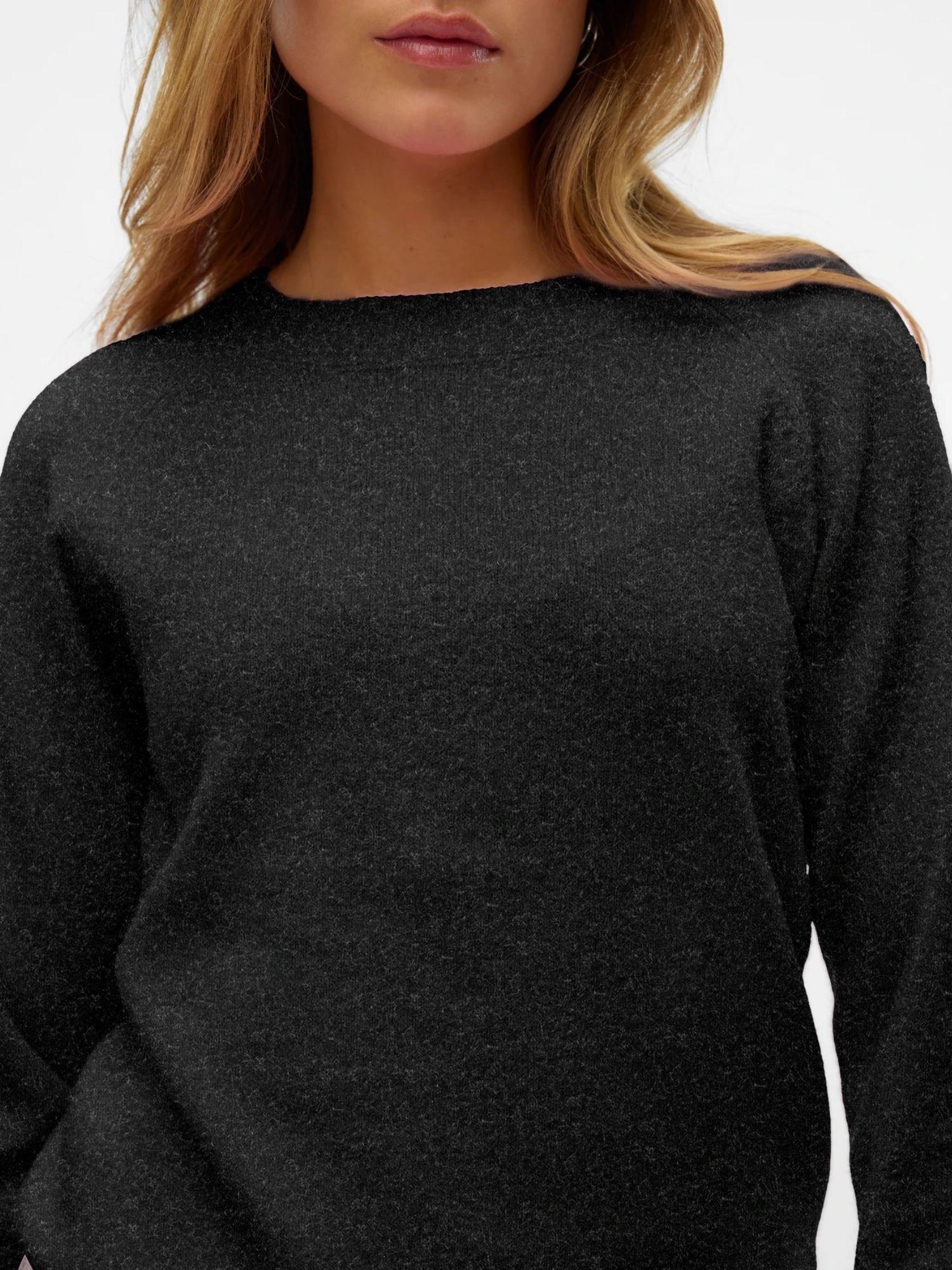 Vero Moda Maglia Donna Doffy Nero 10201022 Black MELANGE VERO MODA 