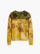 Desigual Maglione jacquard a fiori Donna Giallo 25WWJF30 8018 DESIGUAL 