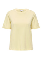 Only T-Shirt Donna Cashmere Giallo Onlonly 15270390 Double Cream ONLY 