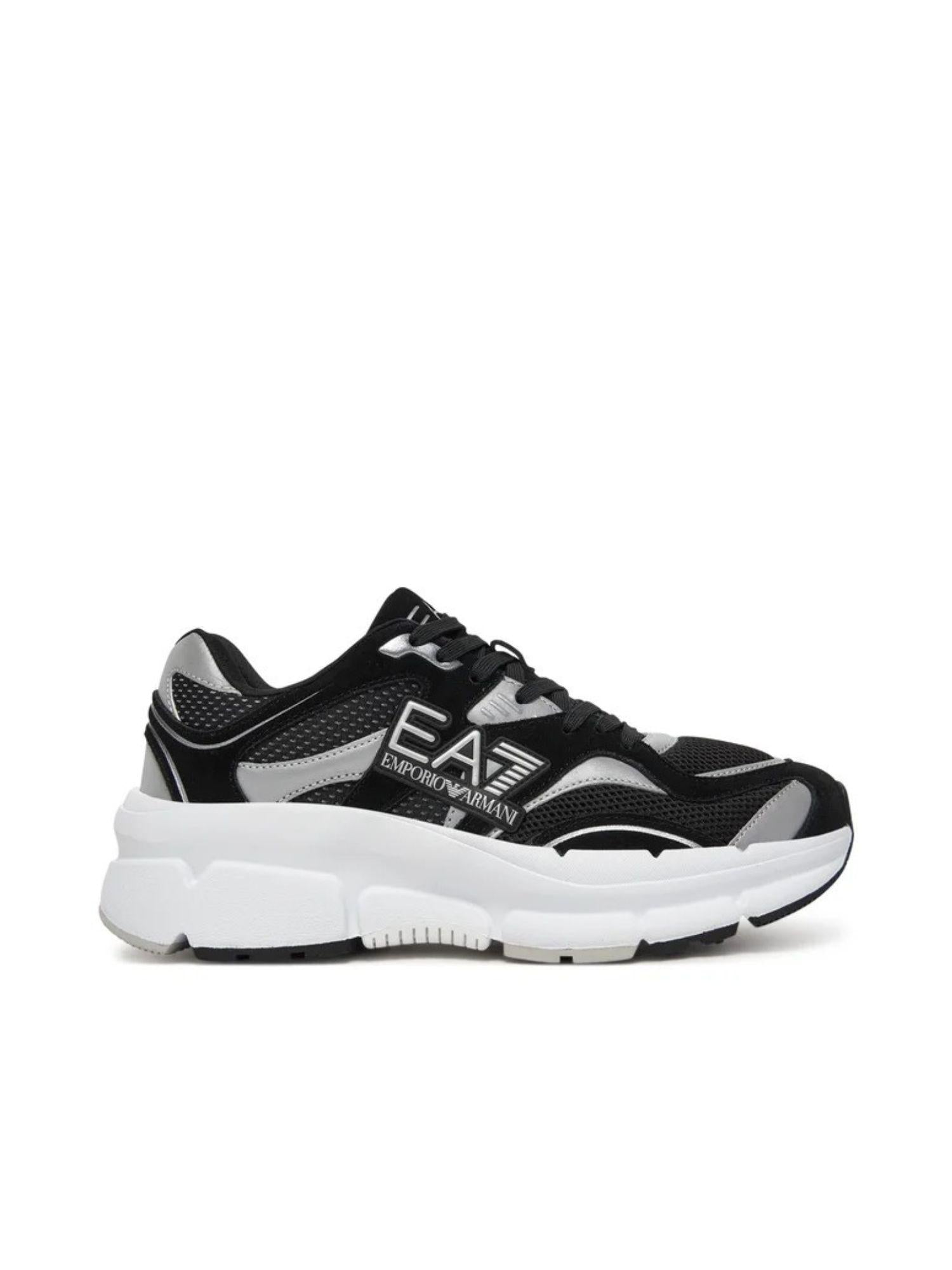 EA7 Emporio Armani Sneakers Crave Nero Argento X8X237 XK425 N763 EA7 EMPORIO ARMANI 