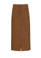 Emme Marella Gonna Donna Dritto Cioccolato 2525776011200 004 EMME MARELLA 