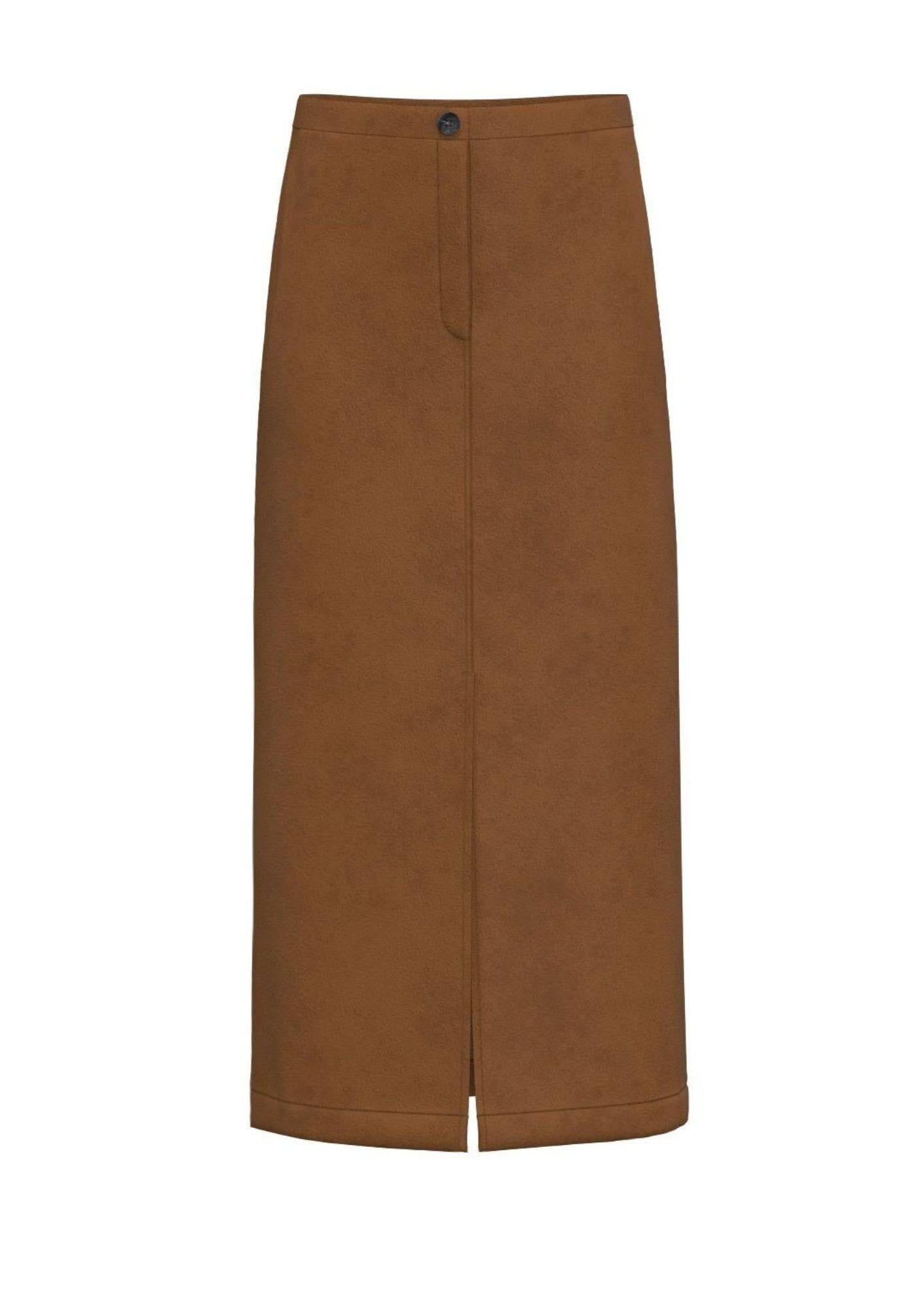 Emme Marella Gonna Donna Dritto Cioccolato 2525776011200 004 EMME MARELLA 