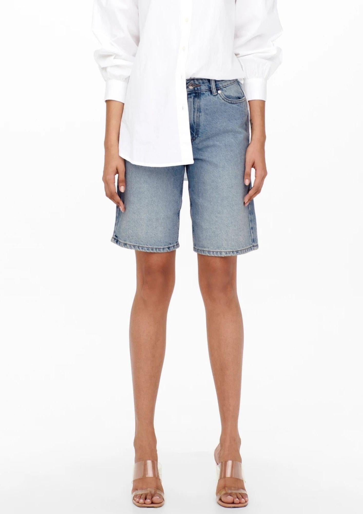 Only Bermuda Donna Sonny Light Blu Denim 15256709 Light Blue Denim ONLY 