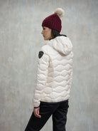 Blauer Piumino ad onde Camelia Donna Bianco ottico BLDC03095 6047 100 BLAUER 