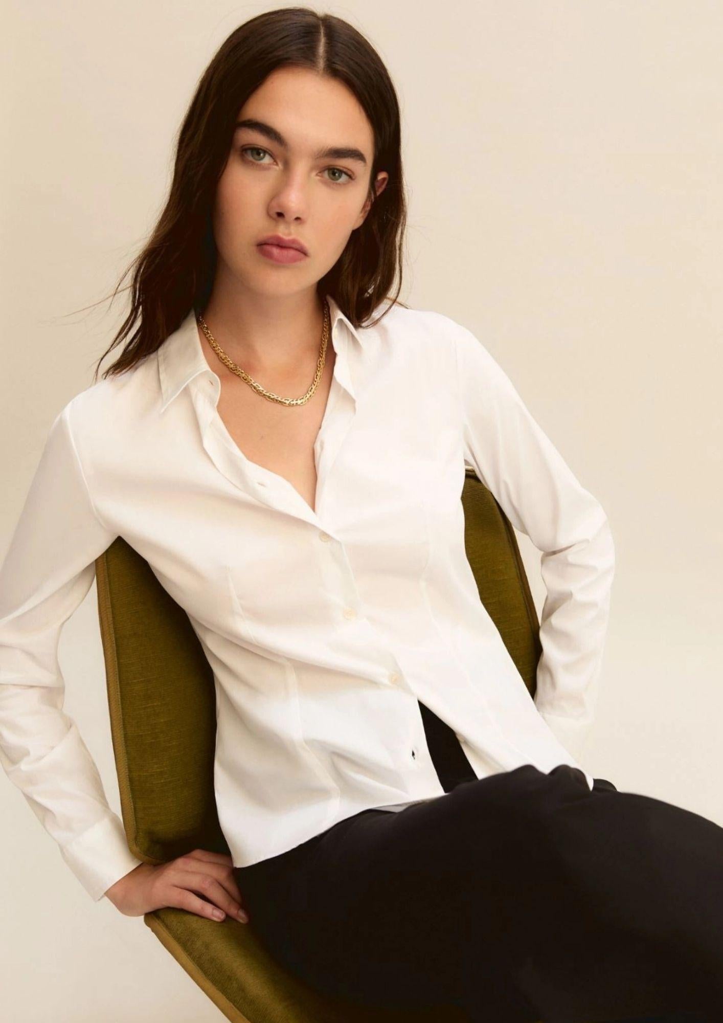 Emme Marella Camicia Donna Emmtempo Bianca 2615111011200 001 EMME MARELLA 