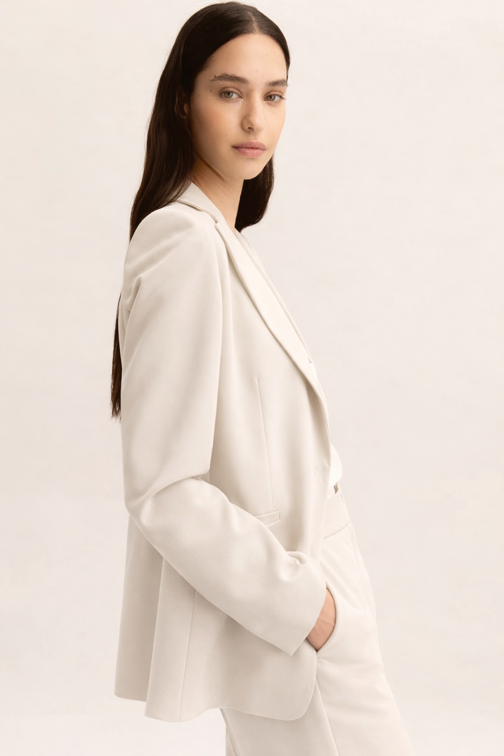 Emme Marella Completo Donna Emmromana Bianco Lana 2615091051200 001 EMME MARELLA 