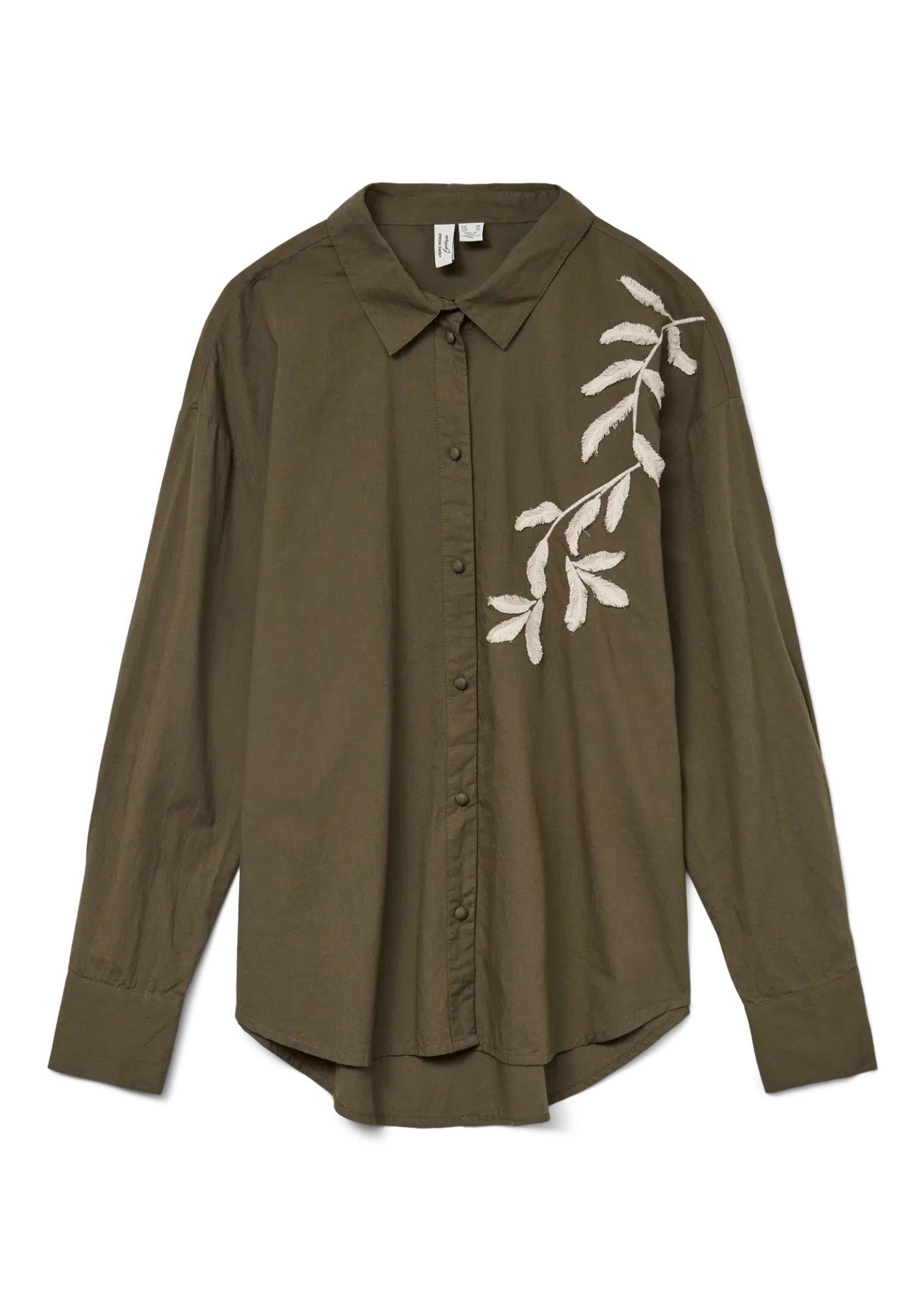  10333342 Grape Leaf Birch emb. detail VERO MODA 