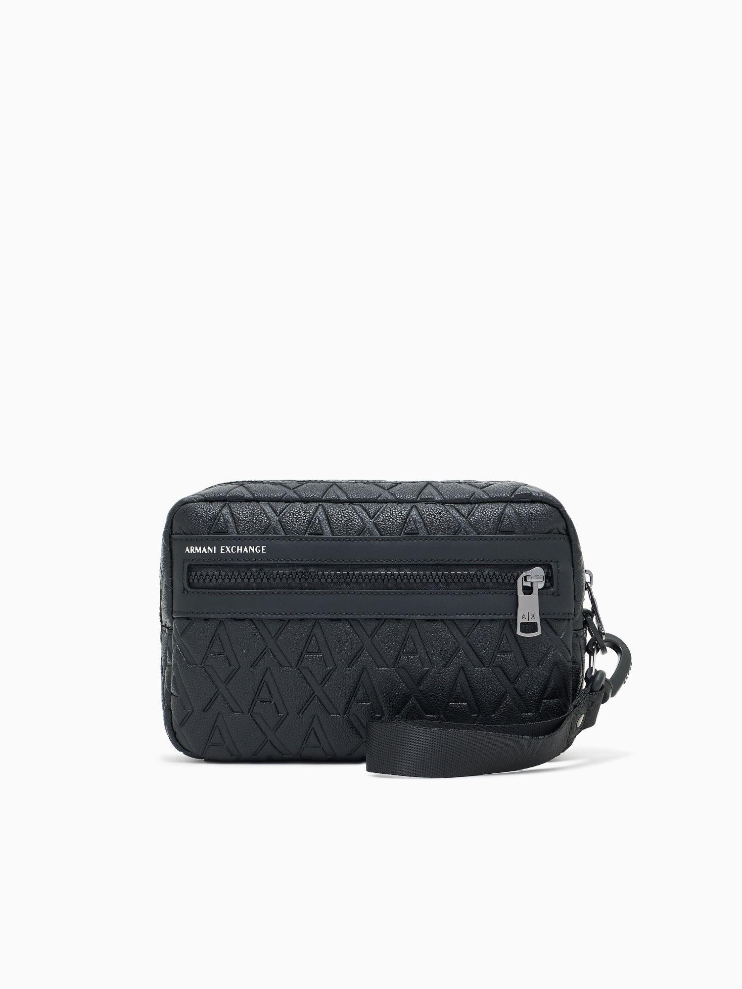 Armani Exchange Pochette con logo in rilievo Uomo Nero XM001272 AF12133 UC001 ARMANI EXCHANGE 