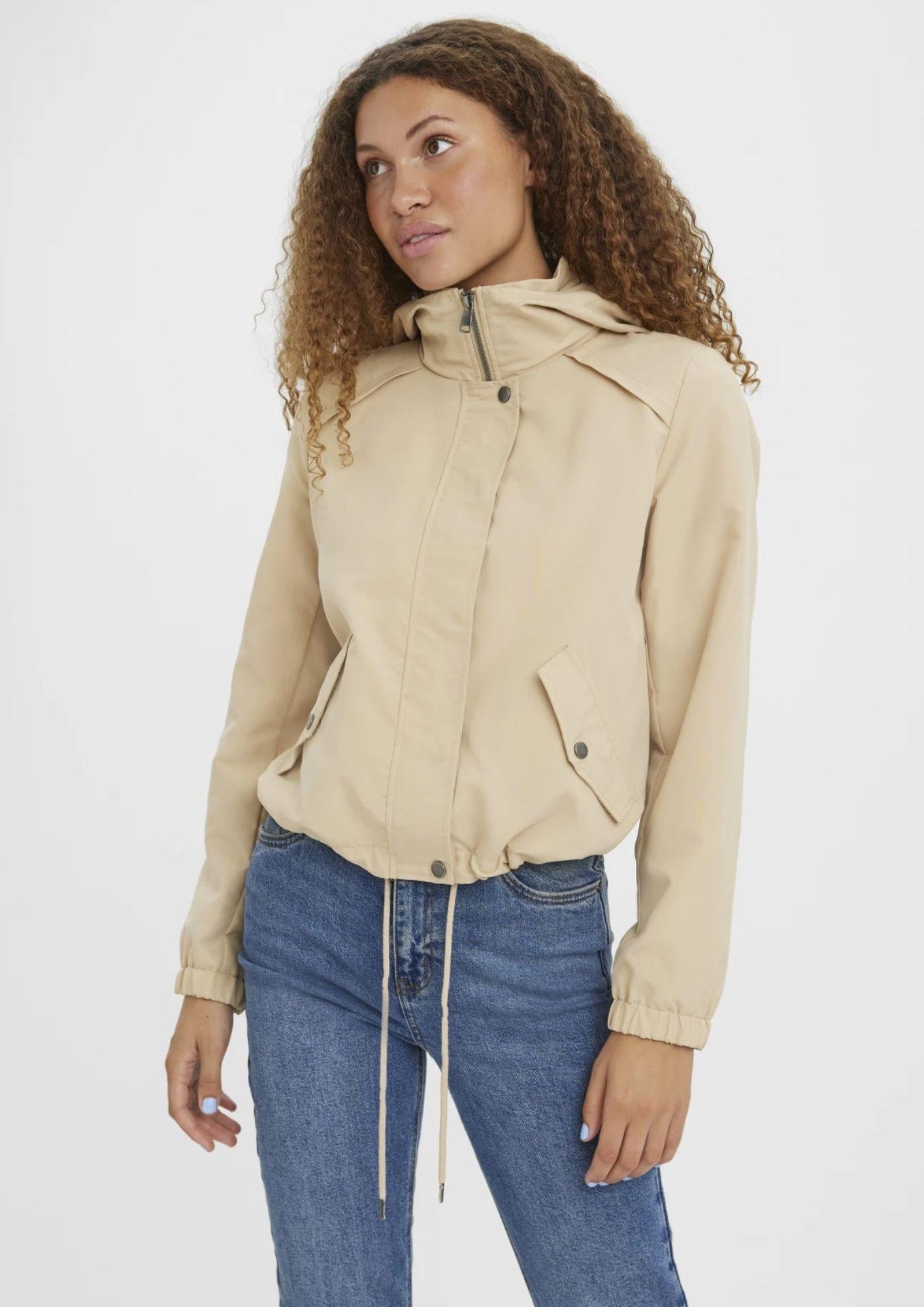 Vero Moda Parka Donna Zoa Beige 10278214 Silver Mink VERO MODA 