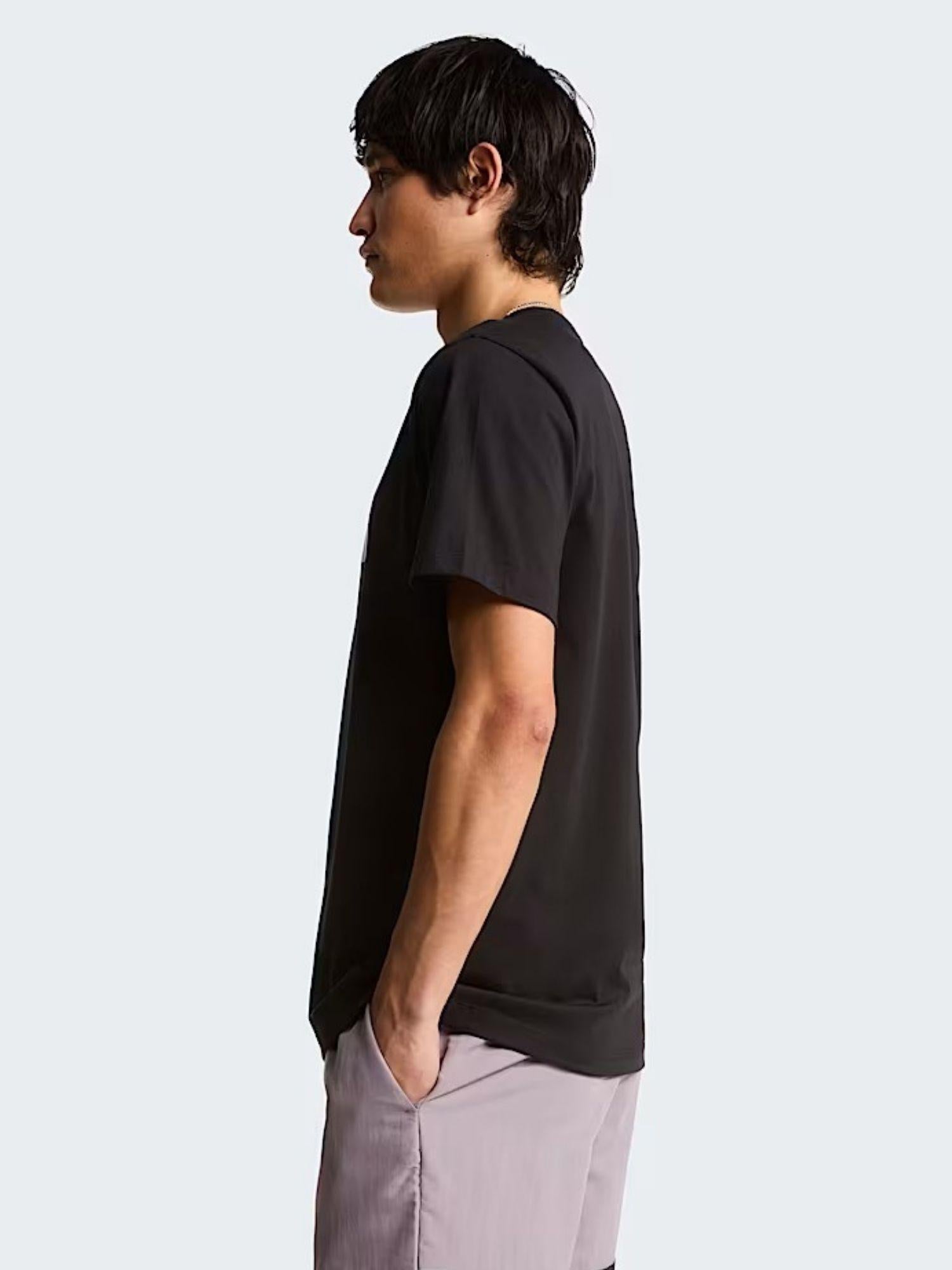 The North Face T-Shirt Uomo Nera Evolution Half Dome Regular NF0A8B6J KY4 THE NORTH FACE 