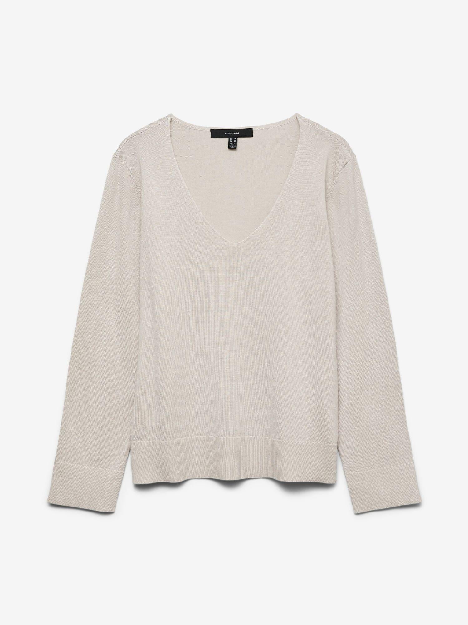 Vero Moda Maglione Donna Silje Grey Moonbeam 10320451 Moonbeam VERO MODA 
