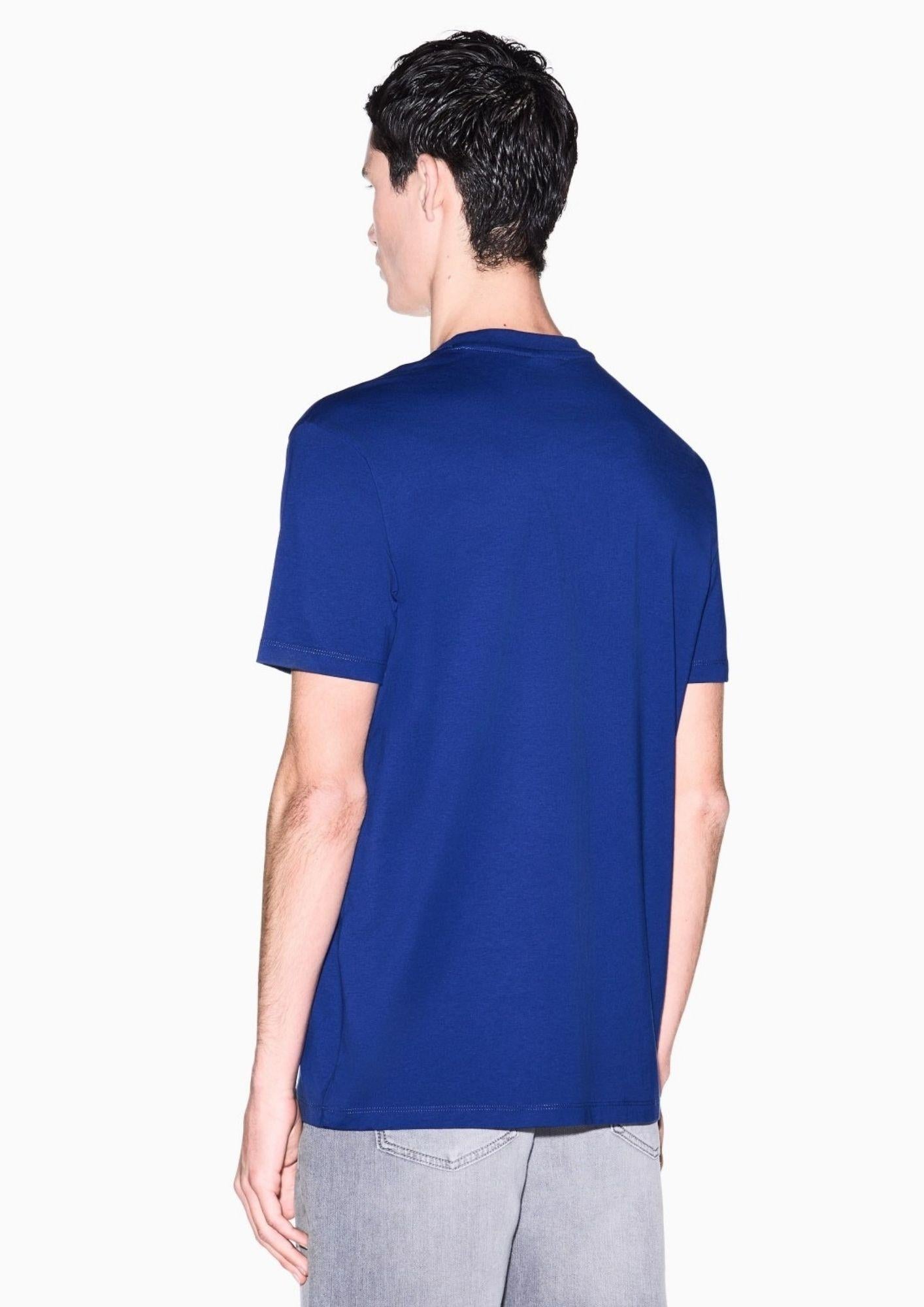 Armani Exchange T-Shirt Uomo Blu XM001281 AF10361 UB131 ARMANI EXCHANGE 