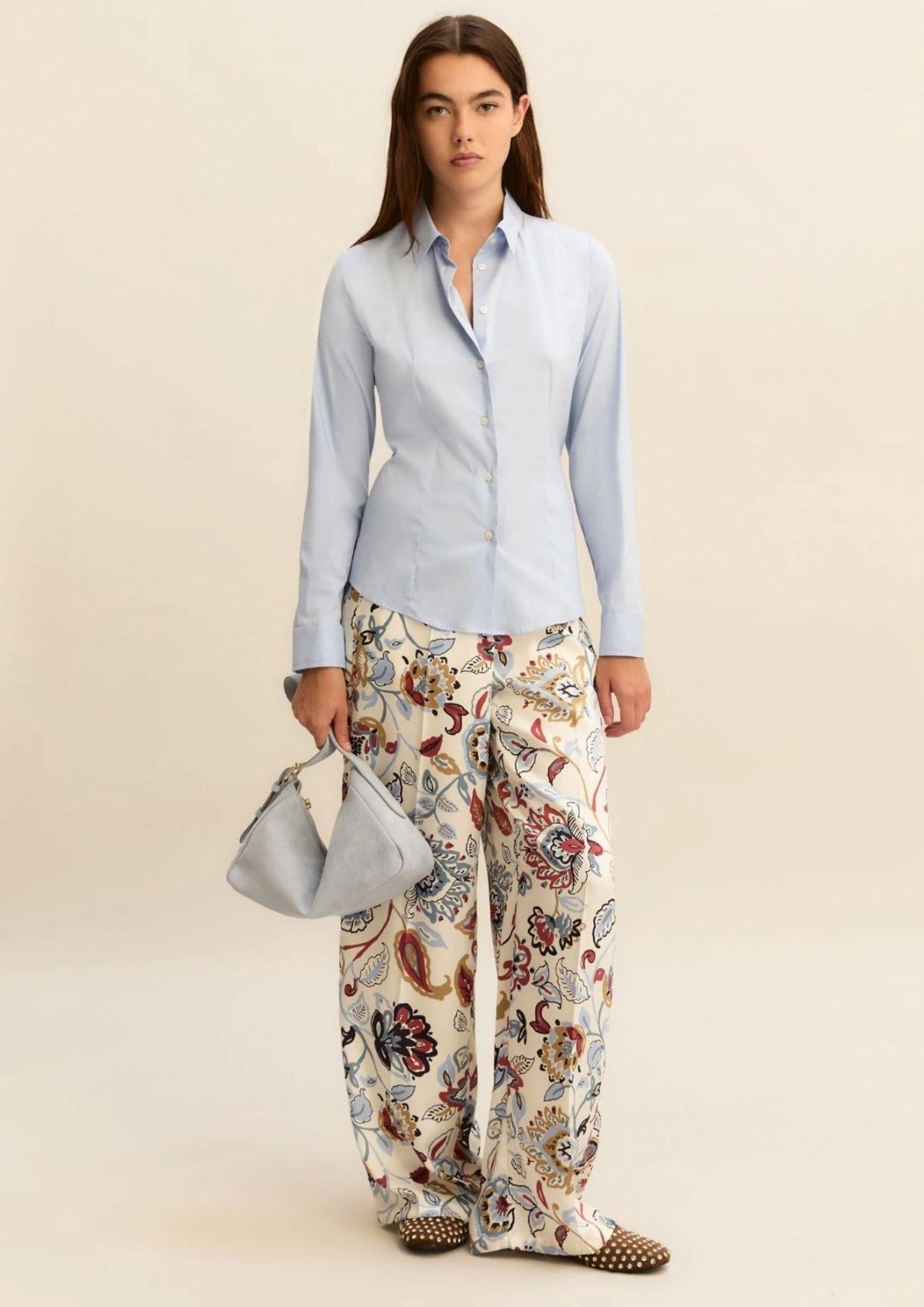 Emme Marella Camicia Donna Emmtempo Azzurra 2615111011200 003 EMME MARELLA 