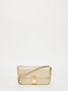 Galazia Gold Metal Women's Baguette Bag