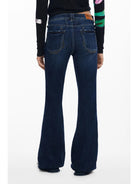 Desigual Jeans a zampa lavati Donna Blu 25WWDD09 5008 DESIGUAL 