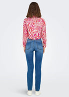 Only Camicia Donna Rosa Camelia 15339993 Camellia Rose ONLY 