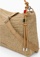 Desigual Borsa Donna Bag Half Logo Raffia Leiria Beige 26SAXO04 1014 DESIGUAL 