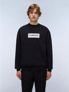 Napapijri Felpa Box Logo Uomo Nero NP0A4I1A 041 NAPAPIJRI 