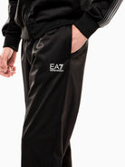 EA7 Emporio Armani Tuta 7 Lines in tessuto tecnico riciclato ASV Uomo Nero 7M000970 AF12449 UC001 EA7 EMPORIO ARMANI 