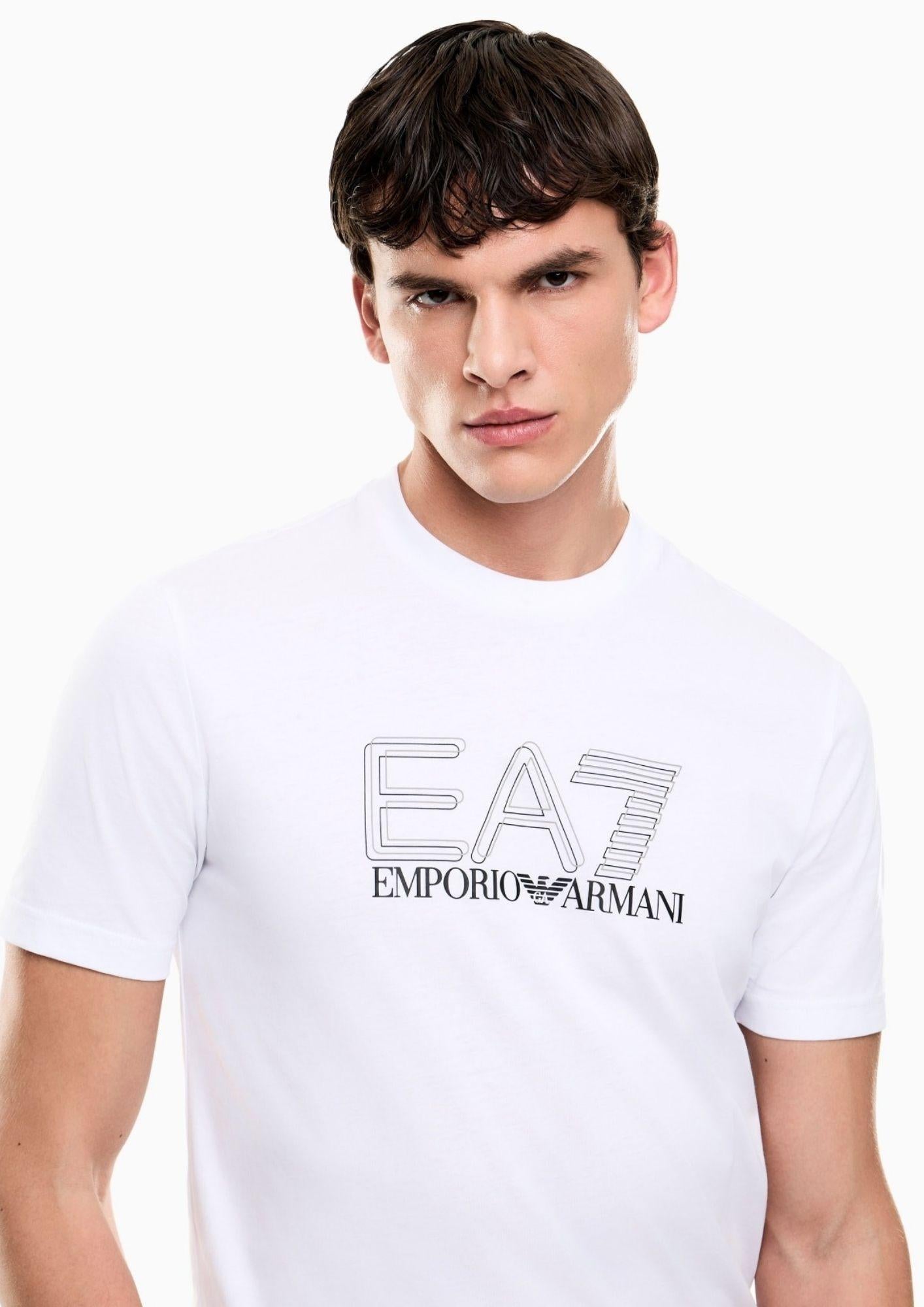 EA7 Emporio Armani T-Shirt Bianca 7M001307 AF10375 U0002 EA7 EMPORIO ARMANI 