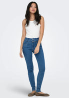 Only Canottiera Donna Val Bianca 15371705 Cloud Dancer ONLY 