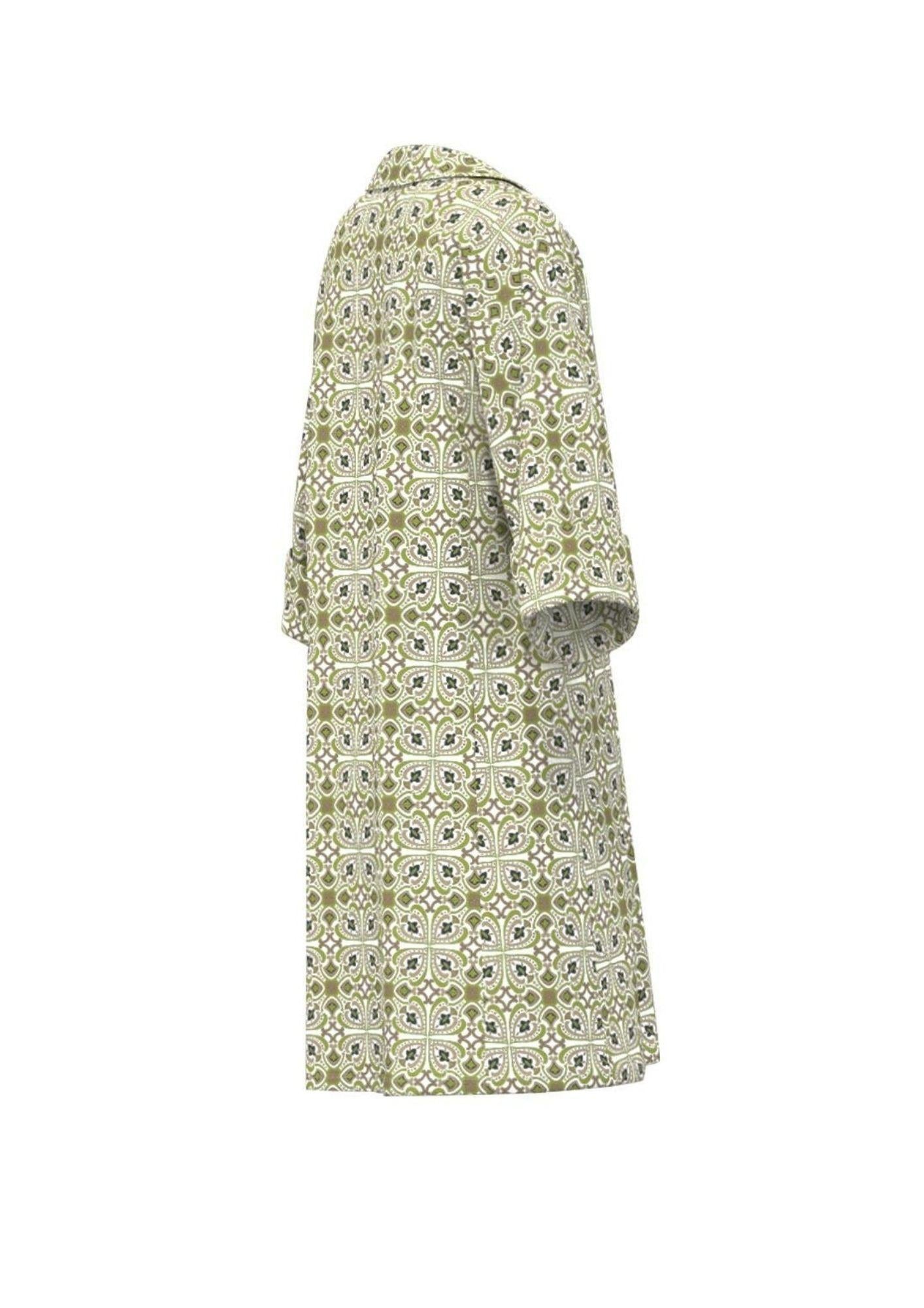 Emme Marella Vestito Donna Emmesedra Cammello Stampa Maiolica 2615221332200 006 EMME MARELLA 